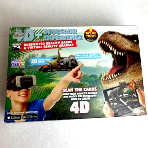4D+ Utopia 360° Dinosaur Experience Augmented Reality Cards & VR Headset - Picture 7 of 7
